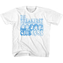 Breakfast Club-Blue Ink Box-White Youth S/S T-Shirt (7-8) - White