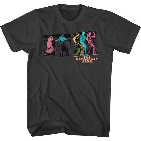 Breakfast Club-Cmyk Dance-Smoke Adult S/S T-Shirt - Smoke