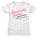 Breakfast Club-Breakfast Club Sincerely Yours-White Ladies S/S T-Shirt - White