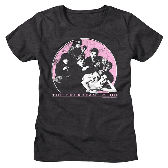 Breakfast Club-Breakfast Club Club And Logo-Black Ladies S/S T-Shirt - Black