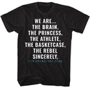 Breakfast Club-Breakfast Club Sincerely Yours-Black Adult S/S T-Shirt - Black
