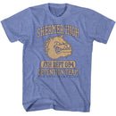 Breakfast Club-Breakfast Club Sherman High Detention-Light Blue Heather Adult S/S T-Shirt - Light Blue Heather