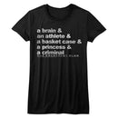 Breakfast Club-Word Up-Black Ladies S/S T-Shirt - Black