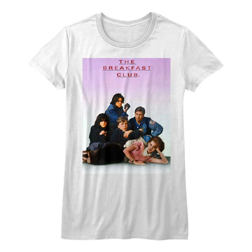 Breakfast Club-Poster-White Ladies S/S T-Shirt - White
