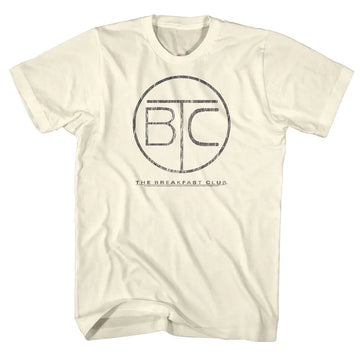Breakfast Club-Circle Logo-Natural Adult S/S T-Shirt - Natural
