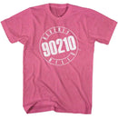 Beverly Hills 90210-Beverly Hills 90210 Logo-Retro Pink Heather Adult S/S T-Shirt - Retro Pink Heather