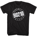 Bevery Hills-Bevery Hills 90210 Logo-Black Adult S/S T-Shirt - Black