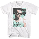 Beverly Hills 90210-Beverly Hills 90210 Dylan Graphic-White Adult S/S T-Shirt - White