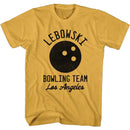 The Big Lebowski-Bowling Team-Ginger Adult S/S T-Shirt - Ginger