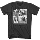 The Big Lebowski-The Big Lebowski Four Squares-Smoke Adult S/S T-Shirt - Smoke