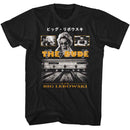 The Big Lebowski-The Big Lebowski Japanese Text-Black Adult S/S T-Shirt - Black