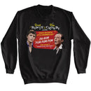 Bing Crosby-Bing Crosby David Bowie And Crosby Pa Rum-Black Adult L/S Sweatshirt-S - Black
