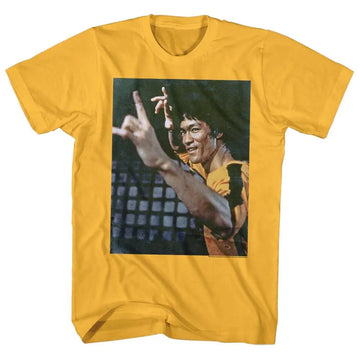 Bruce Lee-Waaaaah-Ginger Adult S/S T-Shirt - Ginger