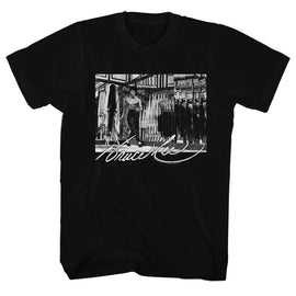 Bruce Lee-Kung Fu Noises-Black Adult S/S T-Shirt - Black