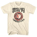 Bruce Lee-Jan Fan Gung Fu-Natural Adult S/S T-Shirt - Natural