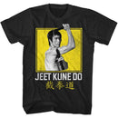 Bruce Lee-Boxy Jeet Kune-Black Adult S/S T-Shirt - Black