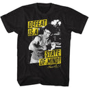 Bruce Lee-Mind State-Black Adult S/S T-Shirt - Black