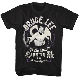 Bruce Lee-Junfangungfu-Black Adult S/S T-Shirt - Black