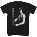 Bruce Lee-Stand Alone-Black Adult S/S T-Shirt - Black
