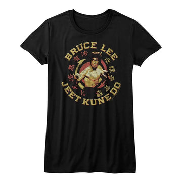 Bruce Lee-Jkd Master-Black Ladies S/S T-Shirt - Black