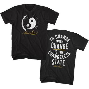 Bruce Lee-Blchange-Black Adult S/S T-Shirt ***F&B*** - Black