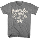 Bruce Lee-Be Water 67-Graphite Heather Adult S/S T-Shirt - Graphite Heather