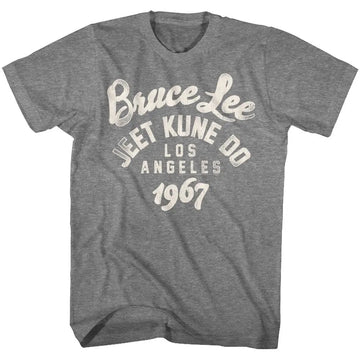 Bruce Lee-Be Water 67-Graphite Heather Adult S/S T-Shirt - Graphite Heather