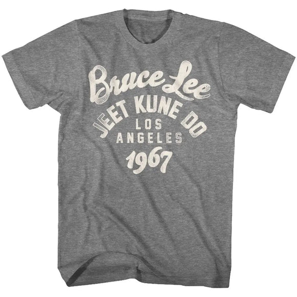 Bruce Lee-Be Water 67-Graphite Heather Adult S/S T-Shirt - Graphite Heather