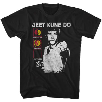 Bruce Lee-Jkd Symbol Meaning-Black Adult S/S T-Shirt - Black