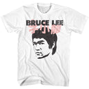 Bruce Lee-No Limit-White Adult S/S T-Shirt - White