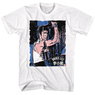 Bruce Lee Bruce Lee Bruce Sketch Adult T-Shirts