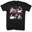 Bruce Lee-Bruce Lee Four Squares-Black Adult S/S T-Shirt - Black