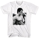 Bruce Lee-Bruce Lee Casual Bruce-White Adult S/S T-Shirt - White