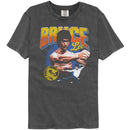 Bruce Lee-Bruce Lee Gradient Text-Comfort Color Pepper Adult S/S T-Shirt - Pepper