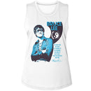 Bruce Lee-Bruce Lee Ready-White Ladies Muscle Tank S - White