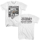 Bruce Lee-Bruce Lee The Dragon 1973-White Adult S/S T-Shirt ***F&B***-S - White