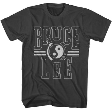 Bruce Lee-Bruce Lee Athletic-Smoke Adult S/S T-Shirt - Smoke