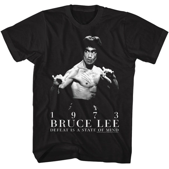 Bruce Lee-Bruce Lee State Of Mind-Black Adult S/S T-Shirt - Black
