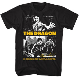 Bruce Lee-Bruce Lee Ready For Whatever-Black Adult S/S T-Shirt - Black