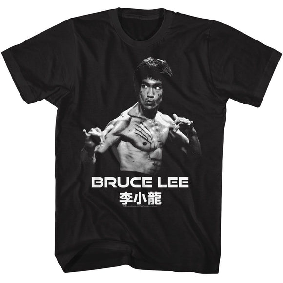 Bruce Lee-Bruce Lee Ready-Black Adult S/S T-Shirt - Black