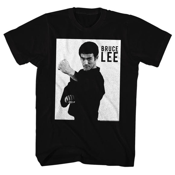 Bruce Lee-Brucelee-Black Adult S/S T-Shirt - Black