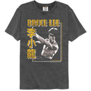 Bruce Lee-Bruce Lee Perpendicular Punch-Pepper Comfort Color Adult S/S T-Shirt - Pepper