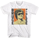Bruce Lee-Bruce Lee-White Adult S/S T-Shirt - White