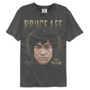 Bruce Lee-Bruce Lee Head-Pepper Comfort Color Adult S/S T-Shirt - Pepper