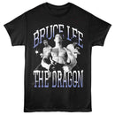 Bruce Lee-Bruce Lee The Dragon-Black Adult S/S T-Shirt - Black