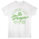 Bruce Lee-Bruce Lee Dragon-White Adult S/S T-Shirt - White