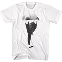 Bruce Lee Kick Adult T-Shirts