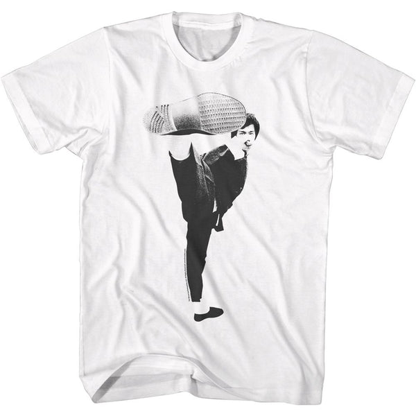 Bruce Lee Kick Adult T-Shirts