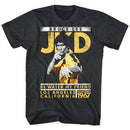 Bruce Lee-Jay Kay Dee-Black Heather Adult S/S T-Shirt - Black Heather