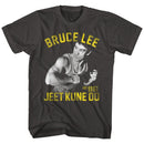 Bruce Lee-Action Bruce-Smoke Adult S/S T-Shirt - Smoke